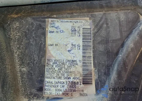 2018 Nissan Altima 2.5 z USA, uszkodzony, nr VIN 3N1CN7AP7JL868202